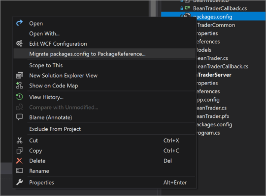 Upgrading to PackageReference