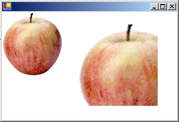 Screenshot of an original image and the same image cropped.