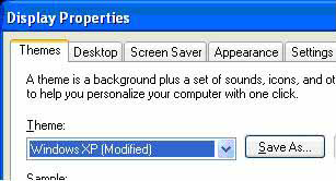 LabeledBy Screenshot of Display Properties dialog showing labeled by usage.